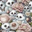 Placeholder: a stunning pale colors flower bouquet with lace chocolate balls and very cute little floating, clinging fantasy creatures between the flowers, high cualtiy, detailed, sharp focus, fantasy, nice flowers, photorealistic, masterpiece