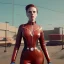 Placeholder: retro sci-fi portrait image from 1960, supermarket parking explosion, fire, classic black widow, young Scarlett Johansson, classic tight lycra latex suit, retro superhero style, soft color, highly detailed, unreal engine 5, ray tracing, RTX, lumen lighting, ultra detail, volumetric lighting, 3d, finely drawn, high definition, high resolution.