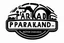 Placeholder: Simplified abstract logo representing services of automobile repairs and tire changes and oil/filter changes, includes text "PARKLAND" with a second line of text "REPAIR", black on white