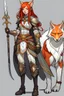 Placeholder: Teenaged Female Red haired kitsune paladin