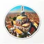 Placeholder: aerial view torat artwork of a byzantine cathedral as a sticker