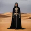 Placeholder: The Bene Gesserit stands amidst the unforgiving desert, adorned in a stillsuit