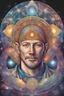 Placeholder: men, crystalline skin, galactic, cristal, ufo, nice smile, commander, high rank, human face, ring, star, galaxy, flower of life, chakra, medallion compass, meditation, metatron, sirius, melchizedek, pyramid, caring