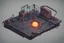 Placeholder: electricity trap, 2D, game asset