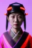 Placeholder: portrait, Asian woman samurai warrior :: symmetry photography, cyberpunk style :: helmet, army, steal dress, japanese traditional ornaments, pink, white, black, led wires, glow eyes, cinematic, Ultra realistic, dark scene, soft color, highly detailed, unreal engine 5, RTX, ultra detail, 3d, finely drawn, high definition.