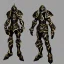 Placeholder: Black gold armour paladin