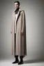 Placeholder: Men's Superman's Balenciaga coat Winter elegant inspired by Superman's emblem design beige tones with dual color on a white background, product catalog photography, soft spot lighting, depth of field, 4k –ar 3:5 –q 2