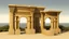 Placeholder: Large square Phoenician gate