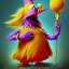 Placeholder: Russian Orthodox Big Bird Sesame Street, fantasy art