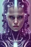 Placeholder: cyberpunk, head, women, portrai, open mouth, perfect skin, tron, cyborg , perfekt, real, dream, hr giger