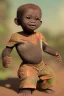 Placeholder: african baby in space, ghana colours, high detail