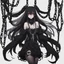 Placeholder: dark anime demon girl with a chains