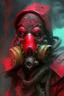 Placeholder: Blood seeker with gas mask