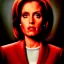 Placeholder: portrait of beautiful busty Dana Scully - The X-Files painting by Brom , oil on canvas, cinematic composition, extreme detail,fit full head inside picture,8k