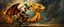 Placeholder: master oil painting by Rembrandt, magic trike man, the dragon potato