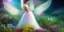 Placeholder: bright fairy, beautiful portrait, flowery landscape