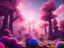 Placeholder: pink black crystal cosmic and galactic ambiance hill sky rocks sunny trees pools surreal, full of details, smooth, bright sunshine，soft light atmosphere, light effect，vaporwave colorful, concept art, smooth, extremely sharp detail, finely tuned detail, ultra high definition, 8 k, unreal engine 5, ultra sharp focus