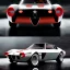 Placeholder: fullbody Drawing of '1967 Alfa Romeo 33 Stradale',intricate detail,andrea bonelli,Kilian Eng,Ohrai,evan lee,three quarters frontal aerial view,toned colors,16k