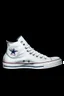 Placeholder: A converse sneaker, covered in Dallas cowboys theme