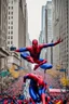 Placeholder: spiderman float in the macy's day parade