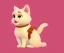 Placeholder: cute cat illustration isolated คมชัด