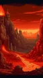 Placeholder: 2d hell landscape background for pixel game. hyper-detailed. trending on artstation. --ar 9:16