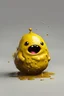 Placeholder: small, cute, ooze, familiar, dnd, ochre, smiling, blob.