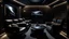 Placeholder: black themed home cinema room, recliners, ambient lighting, warm environment