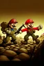 Placeholder: super mario fighting in world war 2