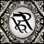 Placeholder: logo with the letter R end N, black and white