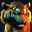 Placeholder: cyber tiger in 3d