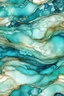 Placeholder: Alcohol ink art tile pattern. Vibrant, fantasy, delicate, ethereal. Sea. Shades of blue, teal, aqua, turquoise, white. waves on shore. Sun. colorful beach. Background ink drip.