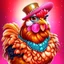 Placeholder: ✨ Check out this fabulous chicken! Isn’t she a showstopper? With her stylish outfit and glamorous look, she’s proving that chickens can be just as chic as anyone else!