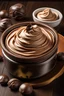 Placeholder: Describe the creamy, thick consistency of cocoa body butter, likening it to whipped chocolate or smooth, soft pudding. Highlight its luxurious appearance, emphasizing its richness and smoothness.