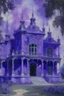 Placeholder: A purple palace filled with ghosts painted by Claude Monet