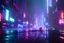 Placeholder: Cyberpunk district with giant foggy skyscarpers, cars, FoV: 100, HD, Unreal Engine 4, Blade Runner 2049, heavy rain, rainy streets reflection, neon signs, low contrast, grainy, less color, titanfall,