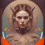 Placeholder: A beautiful portrait of a cute cyberpunk woman happy, alphonse mucha style, grain on the skin, tribal tatoos, orange color scheme, high key lighting, volumetric light high details, by Jarosław Jaśnikowski mixed with Sheila Martin mixed with Fletch mixed with Frank Sun mixed with Anna Dittmann mixed with Alena Aenami. octane render, redshift render,ambient lighting