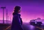 Placeholder: A stylized cinematic still, capturing the dramatic flair of a late 1960s television production, re-imagining The Invaders with a female lead. The protagonist, Sarah Jenkins, portrayed with steely determination and sharp intelligence, stands on a deserted, fog-shrouded Californian highway intersection under a purple-hued twilight sky. She is centered, mid-stride, her gaze fixed with suspicion on a shimmering, disc-shaped UFO, partially obscured by the mist, hovering above a dilapidated diner. She