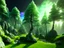 Placeholder: green black crystal cosmic and galactic ambiance hill sky rocks sunny trees pools , full of details, smooth, bright sunshine，soft light atmosphere, light effect，vaporwave colorful, concept art, smooth, extremely sharp detail, finely tuned detail, ultra high definition, 8 k, unreal engine 5, ultra sharp focus