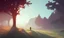 Placeholder: A beautiful landscape at dawn by atey ghailan, ismail inceoglu, michal lisowski, artstation, volumetric light, high detail, perfect