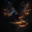 Placeholder: fenix flying in the darkness, intricate, 8k, macro photography,