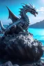 Placeholder: Ultra realistic photo of Dragon sitting on top of a rock next to a body of water concept ,full size, science, technology,future,electric ,futuristic style, design, practicality,manufacturability,performance, performance, HOF, professional photographer, captured with professional DSLR camera, trending on Artstation, 64k, full size, ultra detailed, ultra accurate detailed, bokeh lighting, surrealism, background,(((realism, realistic, realphoto, photography, portrait, , realistic, beautiful, elegan