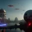 Placeholder: Star wars, İstanbul, alien invasion, unreal engine 5, dramatic lighting, anime lut, hyper realistic, cinematic lighting, 8k