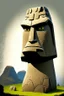 Placeholder: moai easter island golem