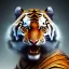 Placeholder: Tiger with warrior costume