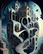 Placeholder: A captivating, surrealist painting of a gravity-defying, Escher-inspired building with multiple perspectives, impossible staircases, and fantastical elements that defy the laws of physics, set within a dream-like landscape.