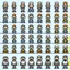 Placeholder: sprite sheet character, Prison Architect style