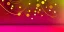 Placeholder: Abstract Christmas bokeh background - gold, pink blurred glitter lights - banner, header, panorama