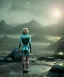 Placeholder: Ultra Realistic retro sci-fi 1960 scene, waist up view portrait, blonde woman, sweet young Marilyn Monroe face, perfect iris, tight latex coat, alien planet background, tight style, steel sphere dron levitating, fog, rain, soft color, highly detailed, unreal engine 5, ray tracing, RTX, lumen lighting, ultra detail, volumetric lighting, 3d, finely drawn, high definition, high resolution.