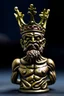 Placeholder: naked king (torso) with a crown. we see the king from behind and a little bit from the side so we can't really see his face